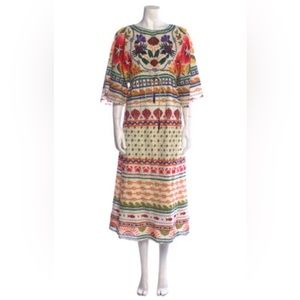 Farm Rio drawstring midi dress, size XS